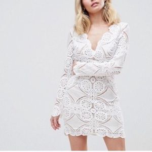 ASOS Love Triangle Lace Mini Dress